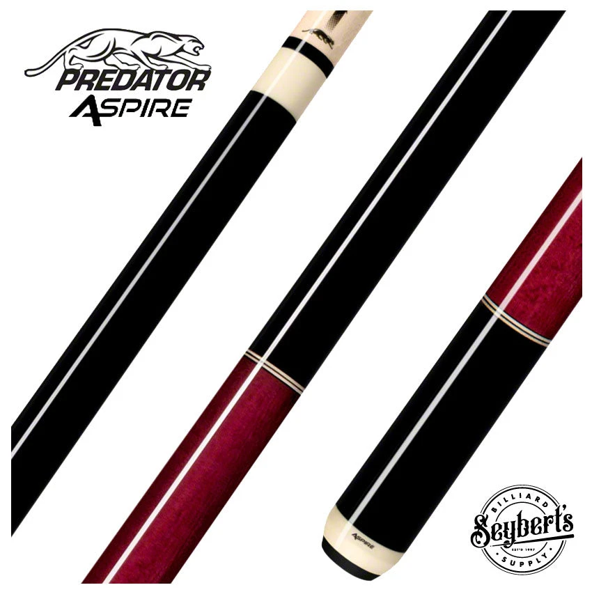 Predator Aspire 1-1 Purpleheart Maple Pool Cue - ASPIRE1 1 Predator Aspire 1-1 Purpleheart Maple Pool Cue - ASPIRE1