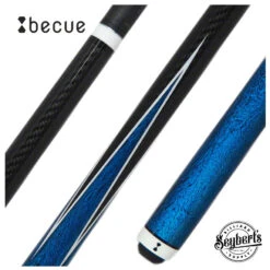 Becue V2 Carbon Fiber Rebel Blue Play Cue - BC237BLUE