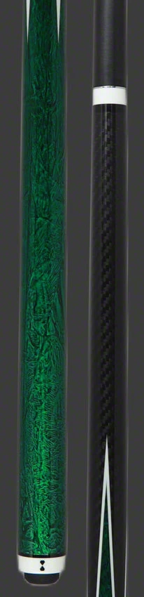 Becue V2 Carbon Fiber Rebel Green Play Cue - BC237GREEN 3 Becue V2 Carbon Fiber Rebel Green Play Cue - BC237GREEN - Image 3