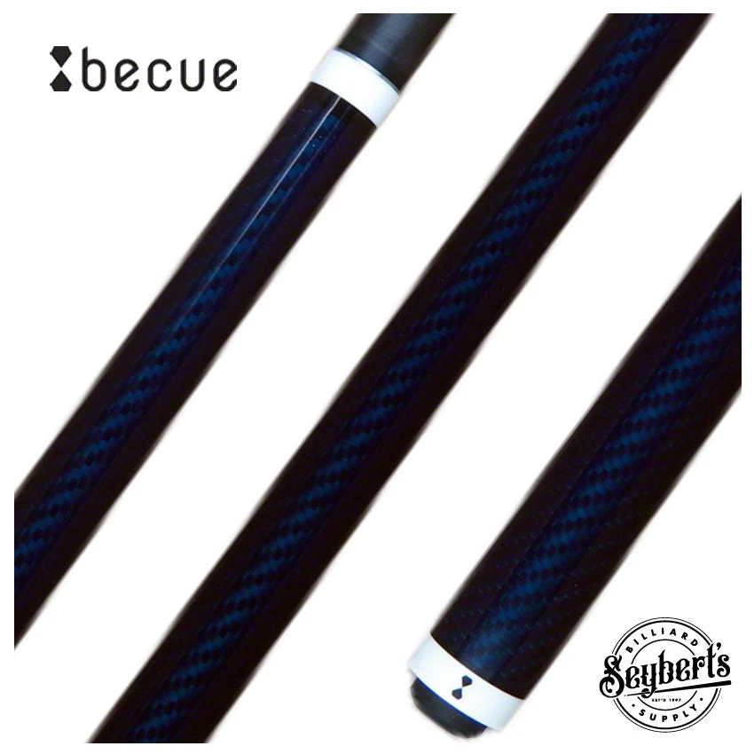Becue V2 Carbon Fiber Naked Prestige Blue Play Cue - BC238BLUE 1 Becue V2 Carbon Fiber Naked Prestige Blue Play Cue - BC238BLUE