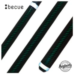 Becue V2 Carbon Fiber Naked Prestige Green Play Cue - BC238GREEN