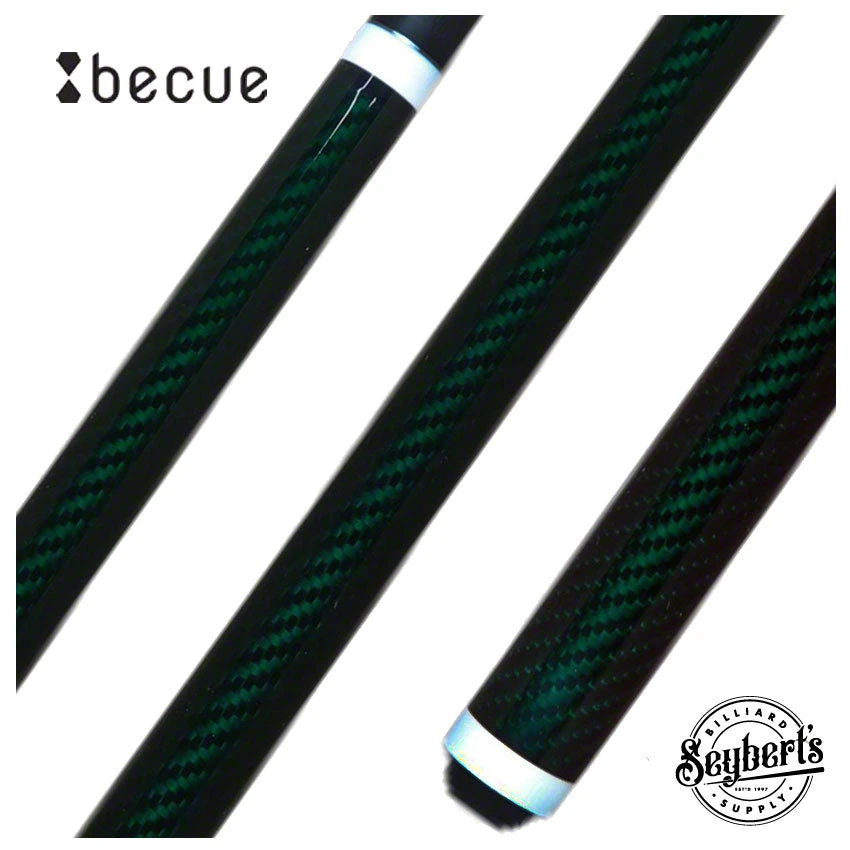 Becue V2 Carbon Fiber Naked Prestige Green Play Cue - BC238GREEN 1 Becue V2 Carbon Fiber Naked Prestige Green Play Cue - BC238GREEN