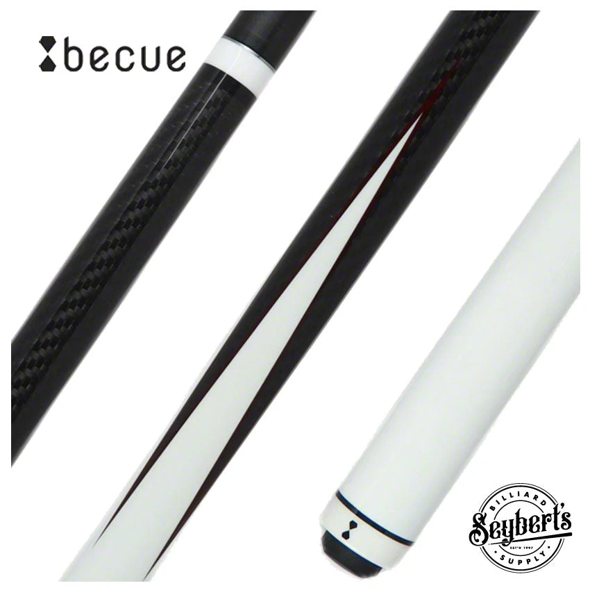 Becue V2 Carbon Fiber Pearl White Play Cue - BC435PEARL 1 Becue V2 Carbon Fiber Pearl White Play Cue - BC435PEARL