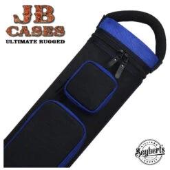 JB Ultimate Rugged Black/Blue Pool Cue Case - URBKBL