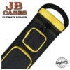 JB Ultimate Rugged Black/Gold Pool Cue Case - URBKGD