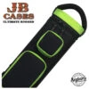 JB Ultimate Rugged Black/Green Pool Cue Case - URBKGR