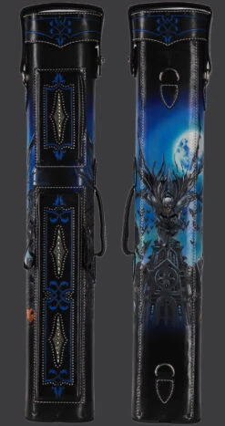 Volturi Custom Batman Blue 4x8 Hard Pool Cue Case - VCBATMAN4X8B 3 Volturi Custom Batman Blue 4x8 Hard Pool Cue Case - VCBATMAN4X8B -Seyberts Sale Store bluebatmanbs1