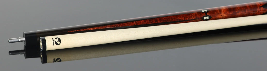 Viking Two-Feather Shadows Of The Night Pool Cue With Vikore Shaft - New Design 3 Viking Two-Feather Shadows Of The Night Pool Cue With Vikore Shaft - New Design - Image 3