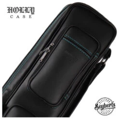 Holly Butterfly Stitched Turquoise 3x5 Pool Cue Case - BTF35T