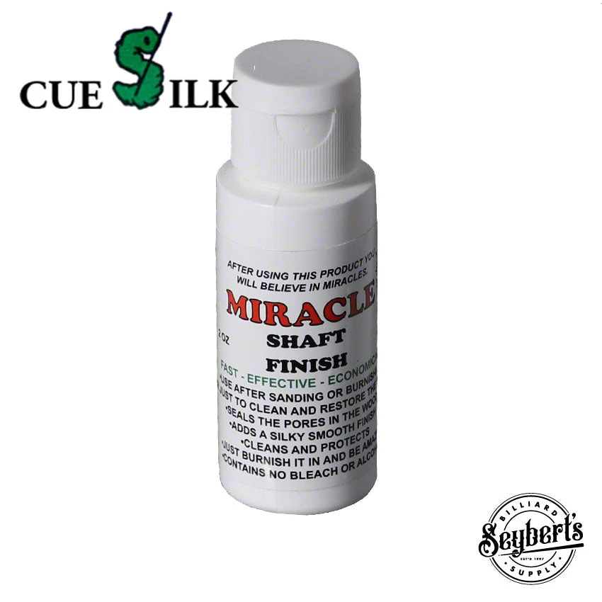 Cue Silk Miracle Shaft Finish 2oz Bottle 1 Cue Silk Miracle Shaft Finish 2oz Bottle