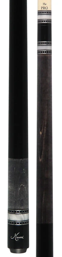 Meucci Seybert's Exclusive Grey With Black Wrapless Pool Cue With Pro Shaft - SEY-EXCGY 5 Meucci Seybert's Exclusive Grey With Black Wrapless Pool Cue With Pro Shaft - SEY-EXCGY - Image 5