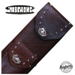 Instroke FIT-C Brown Leather 2x4 Pool Cue Case - FIT24C