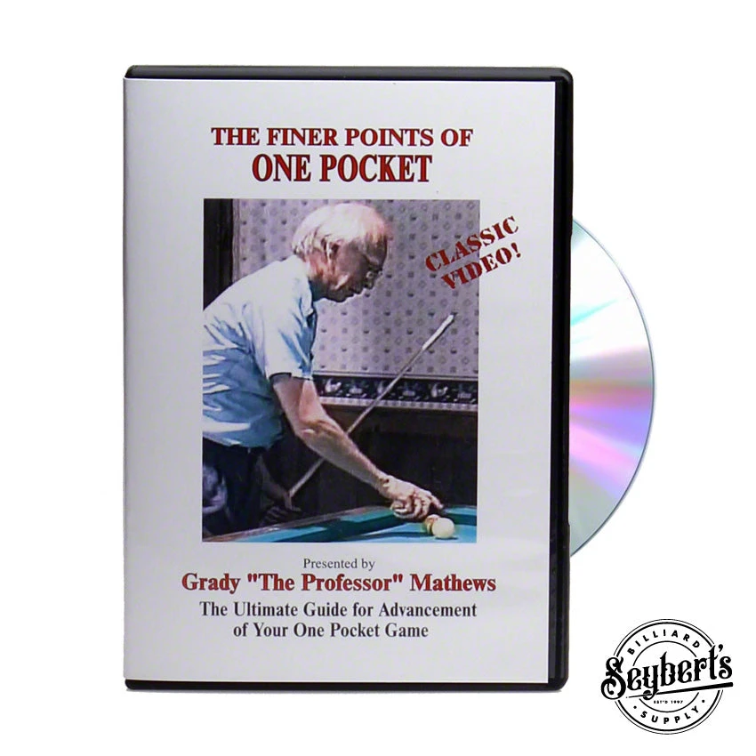 Grady Mathews Finer Points Of One Pocket DVD 1 Grady Mathews Finer Points Of One Pocket DVD