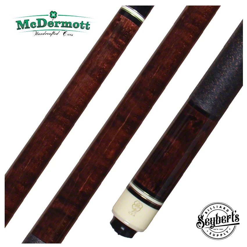McDermott G Series Dark English Stained Birdseye Maple Pool Cue - G203 1 McDermott G Series Dark English Stained Birdseye Maple Pool Cue - G203