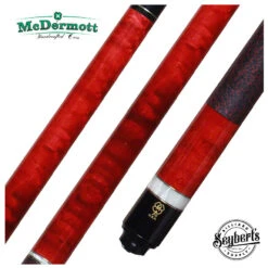 McDermott G Series Colorado Red Stain Birdseye Maple Pool Cue - G208
