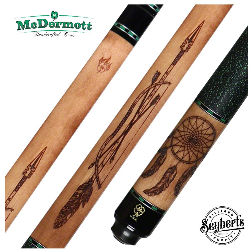 McDermott G Series Dreamcatcher Wildfire Pool Cue - G337 1 McDermott G Series Dreamcatcher Wildfire Pool Cue - G337