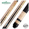 McDermott G Series Birdseye Maple Forearm With Black Points And Turquoise Inlays Pool Cue - G433