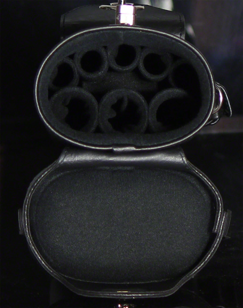 Instroke Saddle DO3 Black Air Brushed 3x5 Pool Cue Case - 35D03BK 4 Instroke Saddle DO3 Black Air Brushed 3x5 Pool Cue Case - 35D03BK - Image 4