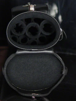 Instroke Geo Leather Black/Blue 3x7 Pool Cue Case - GEO3X7BKBL -Seyberts Sale Store geo3x7bbl 2 c4b98856 7a99 4bcb a32e c1676f3dae99