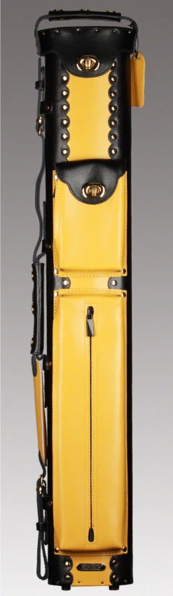 Instroke Geo LeatherBlack/Yellow 3x7 Pool Cue Case - GEO3X7BY -Seyberts Sale Store geo3x7by 1 f6c3524d 8f71 49e8 ba14 98be7050f9bc
