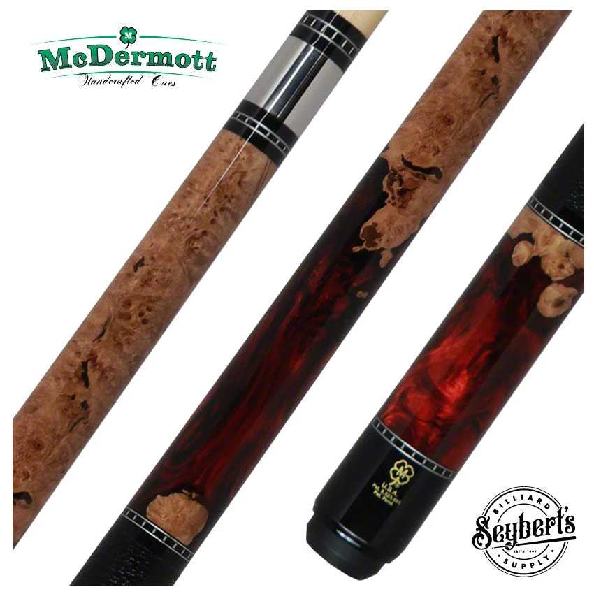 McDermott H Series Vampire Night Shokwood Pool Cue - H1450 1 McDermott H Series Vampire Night Shokwood Pool Cue - H1450