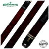 McDermott H Series Burgundy Stained Curly Maple Pool Cue - H651