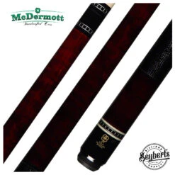 McDermott H Series Burgundy Stained Curly Maple Pool Cue - H651