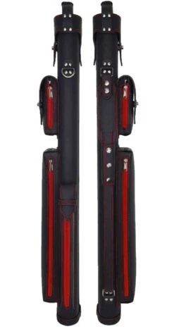 Holly Spectrum Stitched RubyPool Cue Case - HSR (DIS) 9 Holly Spectrum Stitched RubyPool Cue Case - HSR (DIS) -Seyberts Sale Store hollyrubyred sides