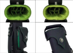 Holly Spectrum Stitched Emerald Pool Cue Case - HSG -Seyberts Sale Store hsm24gr bs2