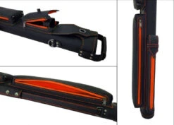 Holly Spectrum Stitched Amber Pool Cue Case - HSO (DIS) -Seyberts Sale Store hsm24or bs1