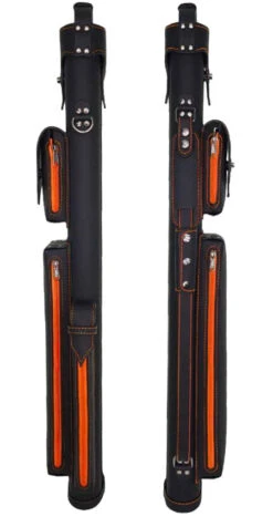 Holly Spectrum Stitched Amber Pool Cue Case - HSO (DIS) -Seyberts Sale Store hsm24or side