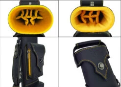 Holly Spectrum Stitched Citrine Pool Cue Case - HSY -Seyberts Sale Store hsm24ylw bs2