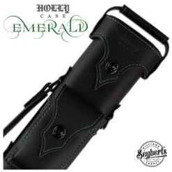 Holly Spectrum Stitched Emerald Pool Cue Case - HSG