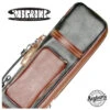 Instroke Leather Cowboy Black/Brown 4x8 Soft Pool Cue Case - INS-B48SOFT