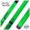 Jacoby BlaCkOut Green No Wrap Break/Jump Cue - JACBKOUTGR -Seyberts Sale Store jacbkoutjmpbrkgrn60 1652905184 jacbkoutjmpbrkgrn 850