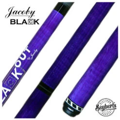 Jacoby BlaCkOut Purple No Wrap Break/Jump Cue - JACBKOUTPUR