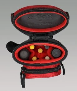 JB Ultimate Rugged Black/Red Pool Cue Case - URBKRD -Seyberts Sale Store jb red 2x5 loaded 1