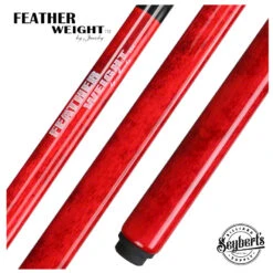 Jacoby Custom Red Feather Weight Break Cue - JFWBCRD