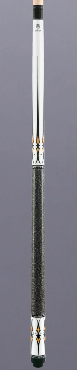 Lucky White With Black And Orange Points Graphic Pool Cue With Linen Wrap - L40 4 Lucky White With Black And Orange Points Graphic Pool Cue With Linen Wrap - L40 -Seyberts Sale Store l40 2400 18727d11 1632 4857 9561 51a19e0f1c18