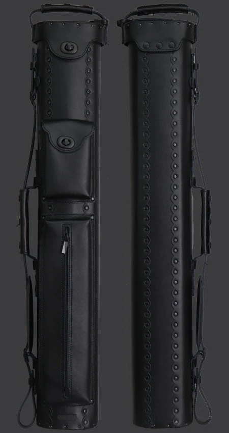 Instroke Leather Cowboy Black-Out 3x5 Pool Cue Case - LC3X5BO 2 Instroke Leather Cowboy Black-Out 3x5 Pool Cue Case - LC3X5BO - Image 2