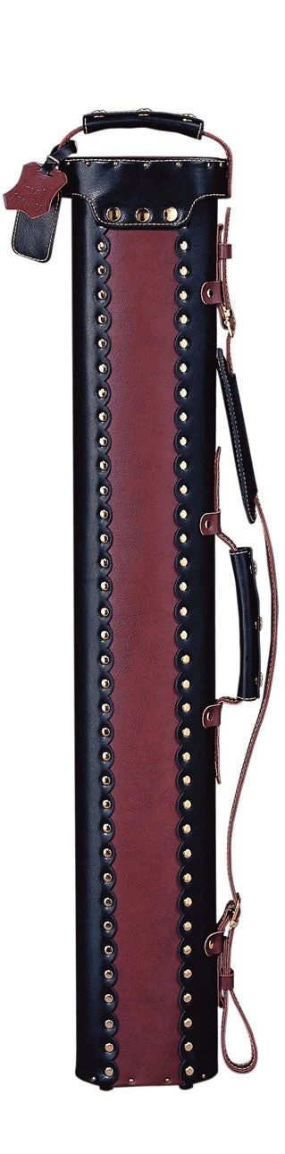 Instroke Leather Cowboy Black/Chestnut 3x7 Pool Cue Case - LC3X7BC 3 Instroke Leather Cowboy Black/Chestnut 3x7 Pool Cue Case - LC3X7BC - Image 3