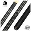 Lucasi Hybrid Matte Black And Metallic Silver Pool Cue With Sport Wrap - LHC14