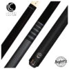 Lucasi Hybrid Matte Black And Titanium With Sport Wrap Pool Cue - LHC17