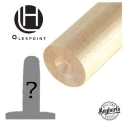 Partial Lucasi Hybrid Pool Cue Shaft