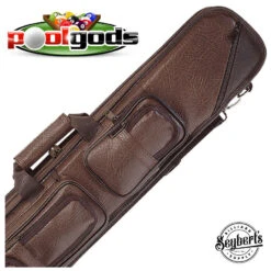 Lucasi Brown 2x4 Soft Pool Cue Case - LC24BR