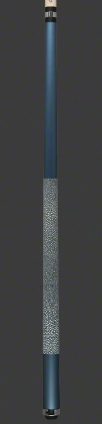 Lucasi Zero Flexpoint Matte Metallic Cobalt Blue With White And Blue Stingray Embossed Leather Pool Cue - LZC8 4 Lucasi Zero Flexpoint Matte Metallic Cobalt Blue With White And Blue Stingray Embossed Leather Pool Cue - LZC8 - Image 4