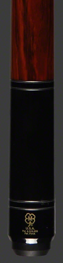 McDermott H Series Black With Cocobolo No Wrap Pool Cue - H552 2 McDermott H Series Black With Cocobolo No Wrap Pool Cue - H552 - Image 2