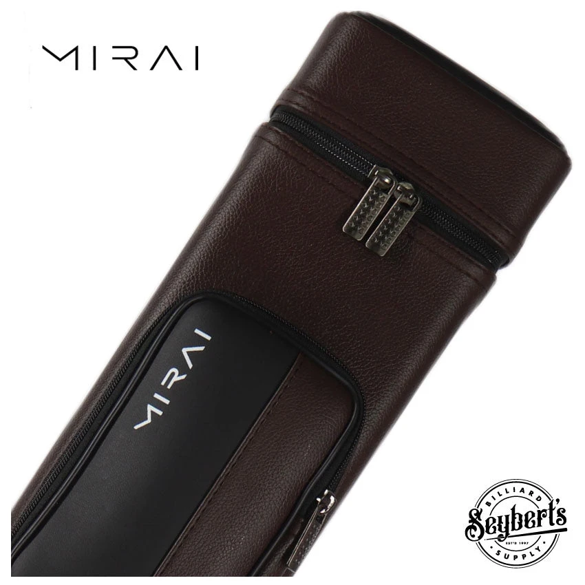 Mirai Brown And Black Pool Cue Case - MRIBR 1 Mirai Brown And Black Pool Cue Case - MRIBR