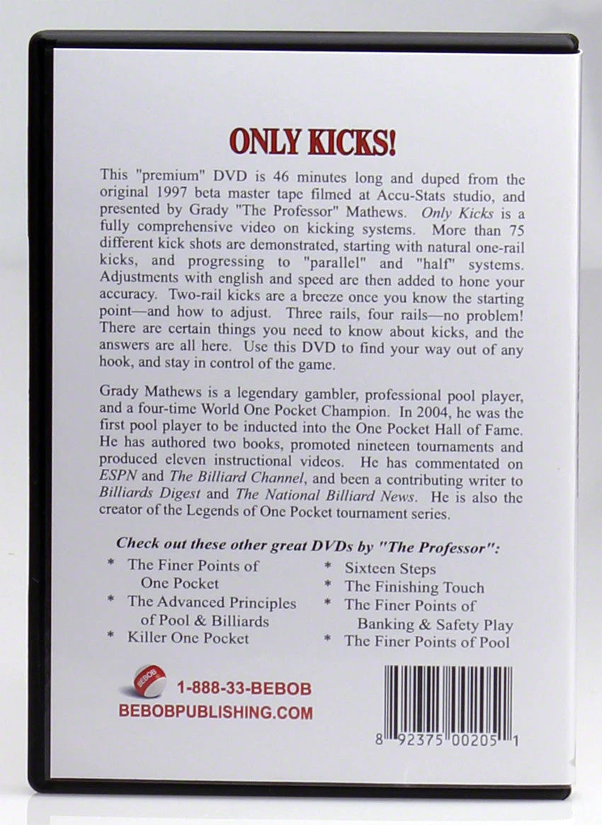 Grady Mathews Only Kicks DVD 2 Grady Mathews Only Kicks DVD - Image 2
