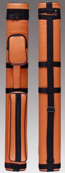 Pro Series Traditional Orange 2x2 Hard Pool Cue Case - PR22VO -Seyberts Sale Store pr22v og 1